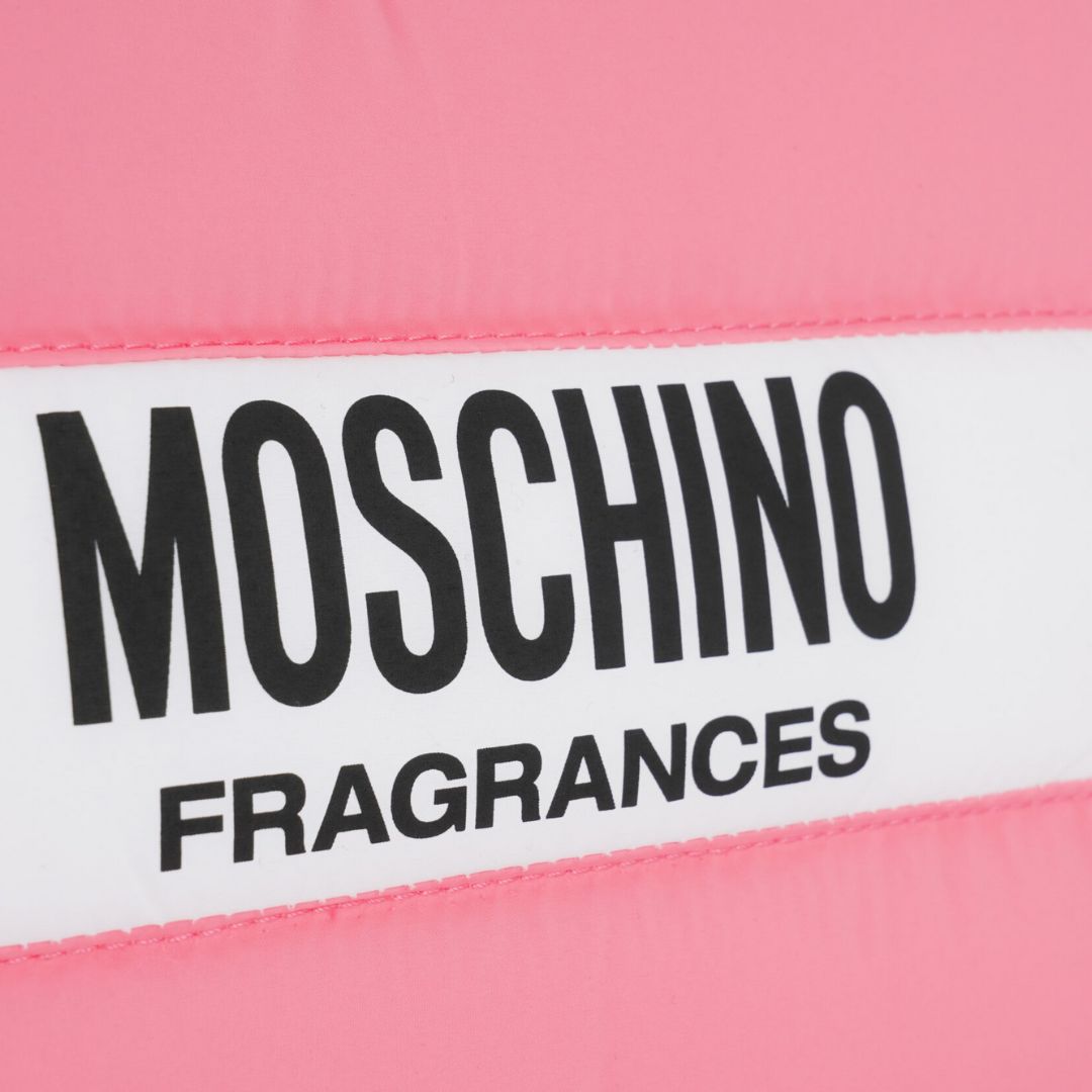 MOSCHINO FRAGRANCES PINK QUILTED POUCH