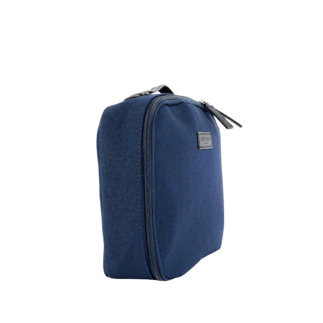 GIORGIO ARMANI TROUSSE DE VOYAGE HOMME BLEUE/BLUE MAN TRAVEL POUCH