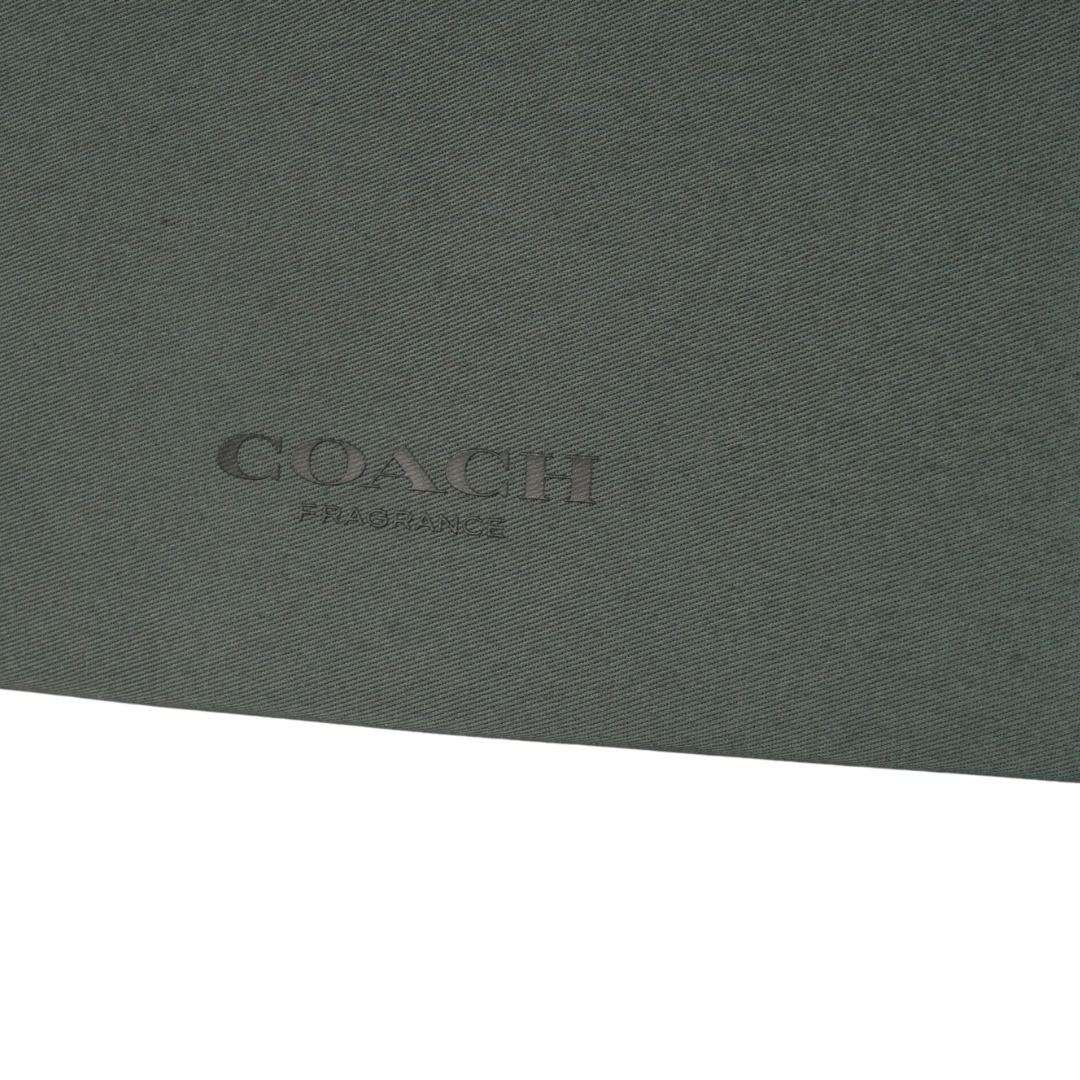 COACH PARFUMS TOILETRY BAG POUCH COSMETIC CASE (GREEN)