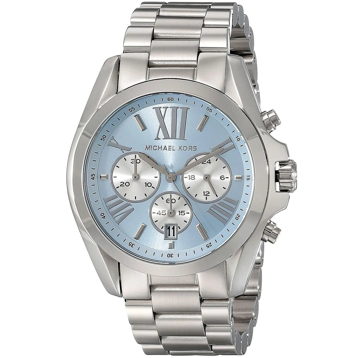 MK BRADSHAW-MK6098 SILVER BABY BLUE DIAL 43mm (Unisex)