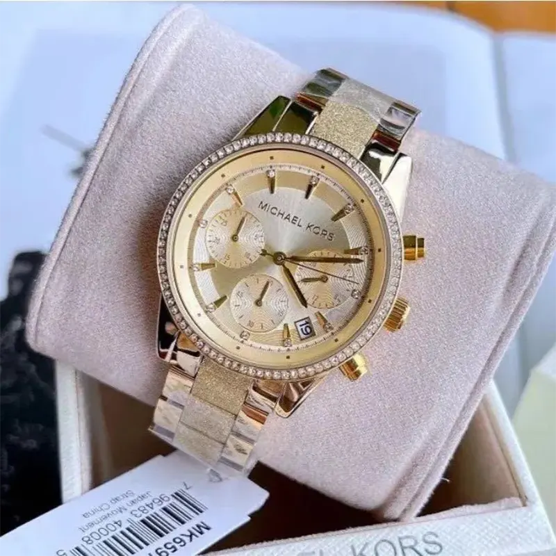 MICHAEL KORS RITZ CHAMPAGNE DIAL WOMEN - MK6597