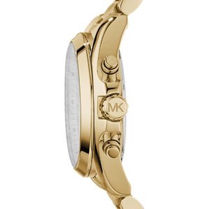 MICHAEL KORS BRADSHAW CHRONOGRAPH GOLD-TONE ( MEN & WOMEN ) WATCH STAINLESS STEEL