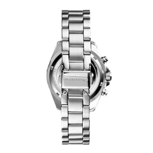 Michael Kors Bradshaw women's watch, model MK6174, in silver-tone stainless steel with a white dial