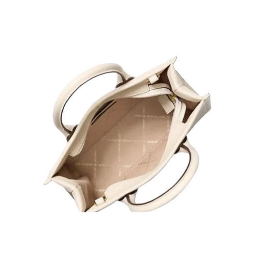 Michael Kors Mirella Small Pebbled Leather Crossbody Bag – White