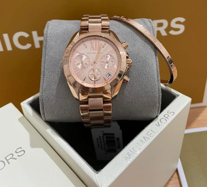 MICHAEL KORS BRADSHAW ROSEGOLD - MK5799 ( WITH MK BANGLE )