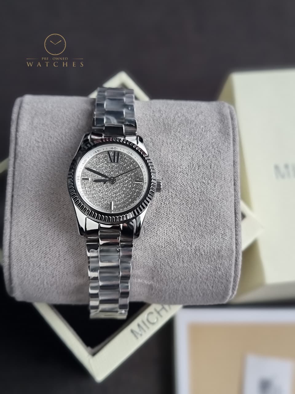 Michael Kors Women’s Crystal Pavé Dial Watch – MK3690