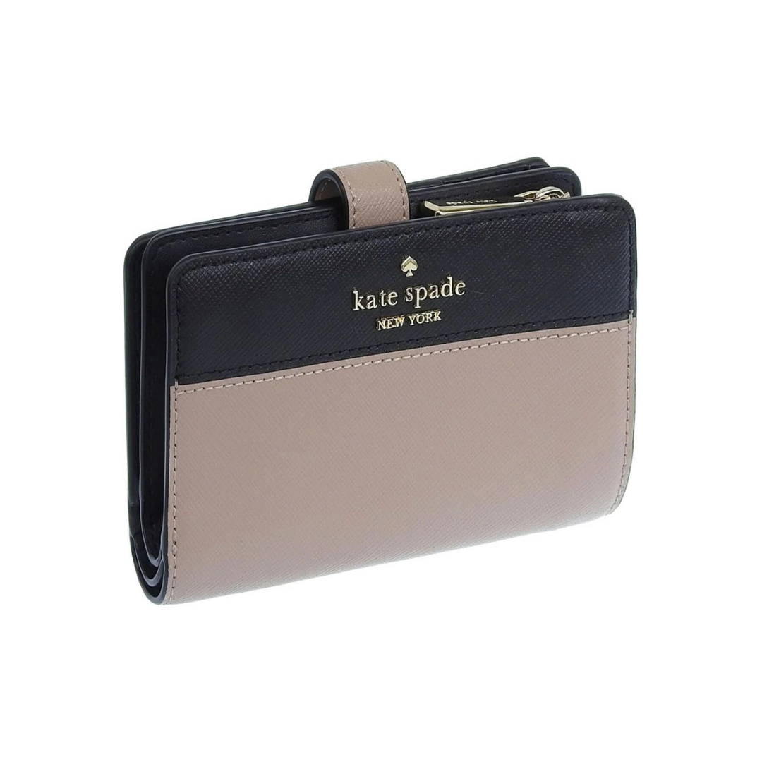 Kate Spade Madison Color Block Medium Compact Bifold Wallet