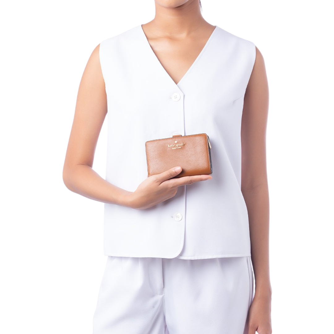 Kate Spade Madison Medium Bifold Wallet Cavern Clay
