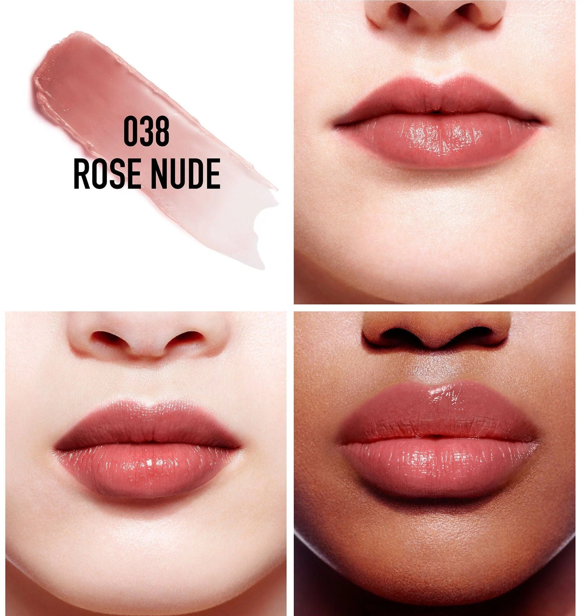 Dior Addict Lip Glow – Shade 038 (Rose Nude)