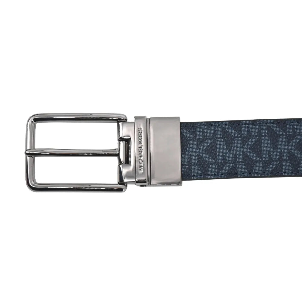 Michael Kors Men 4 In 1 Reversible Belt Boxed Set, Navy