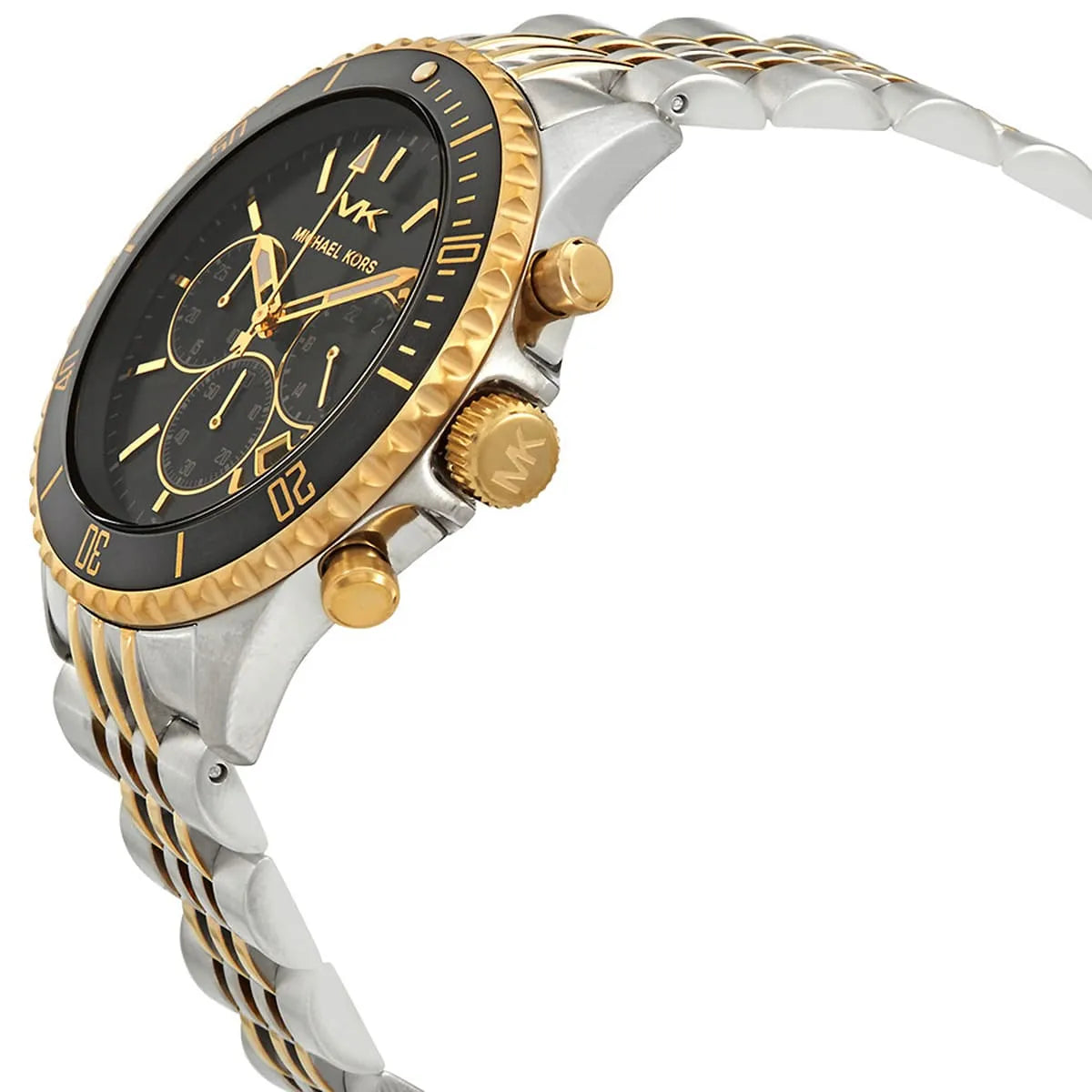 MICHAEL KORS ANALOG MEN'S WATCH GOLD-SILVER METAL BRACELET- MK8872