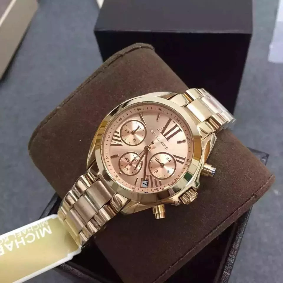 MK BRADSHAW CHRONOGRAPH-MK5799 Rose Gold 38mm (Unisex)