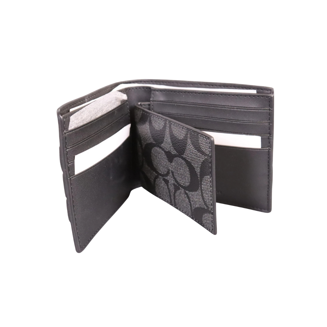 COACH 3 In 1 Wallet In Signature Canvas With Varsity Stripe