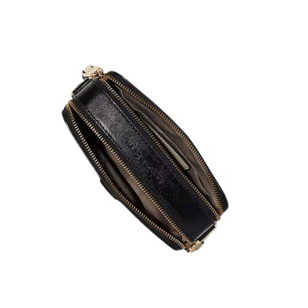 MARC JACOBS The Snapshot In Saffiano Leather New Cloud White-Multi