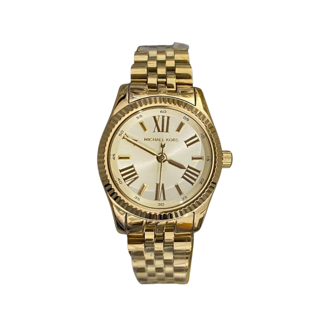MICHAEL KORS QUARTZ STAINLESS STEEL GOLD DIAL MK3230