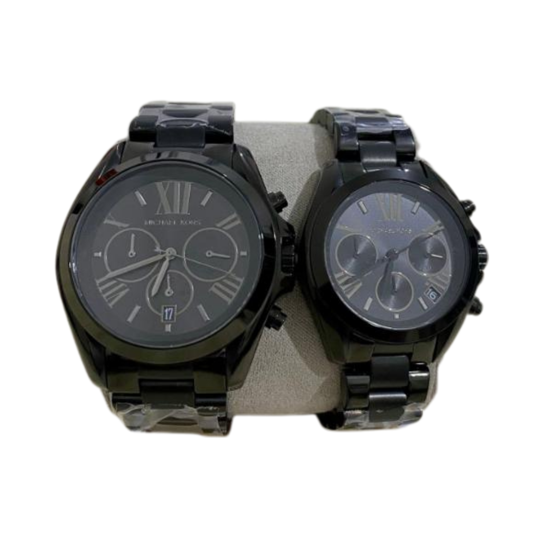 MICHAEL KORS BRADSHAW CHRONOGRAPH STAINLESS STEEL BLACK