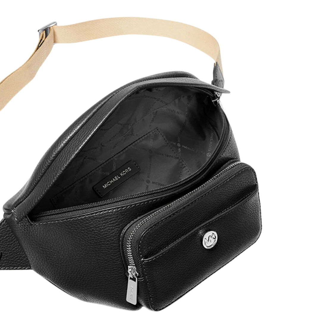 MICHAEL KORS MAISIE LARGE PEBBLED LEATHER 2 - IN 1 SLING PACK