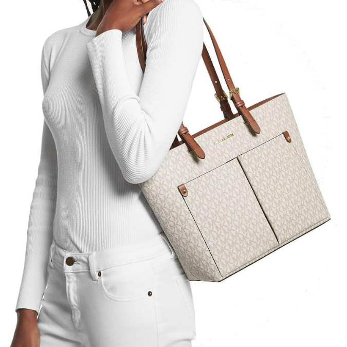 MICHAEL KORS MEDIUM DOUBLE POCKET TOTE