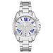 MICHAEL KORS UNISEX QUARTZ STAINLESS STEEL SILVER, CRYSTAL PAVE DIAL ( women )