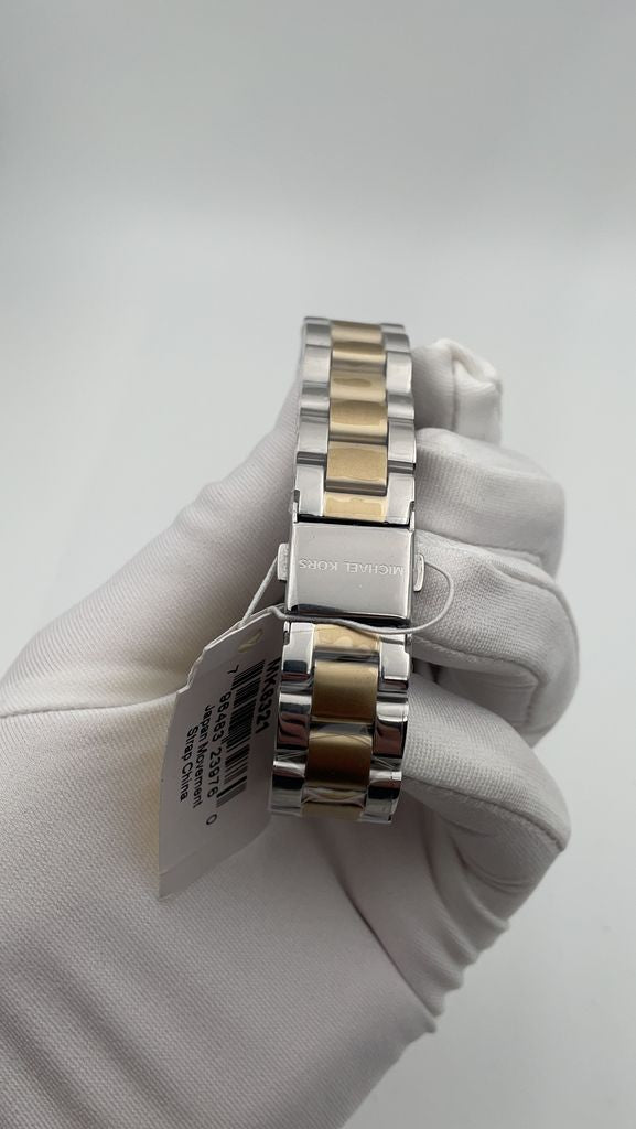 Michael Kors Women’s Bradshaw Two‑Tone Chronograph Watch