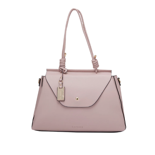Caprese Evalina Satchel Large Dull Pink