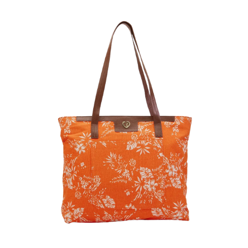 Caprese Kendall tote large (E) Orange
