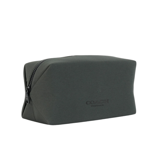 COACH PARFUMS TOILETRY BAG POUCH COSMETIC CASE (GREEN)