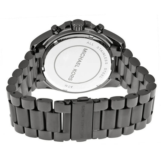 MICHAEL KORS MEN'S QUARTZ GREY STAINLESS STEEL WHITE DIAL ( Men & Women )