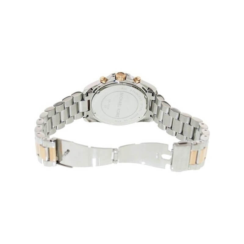 MICHAEL KORS MK5606 TWO TONE BRADSHAW WATCH BLUE DIAL ( Men & Women )