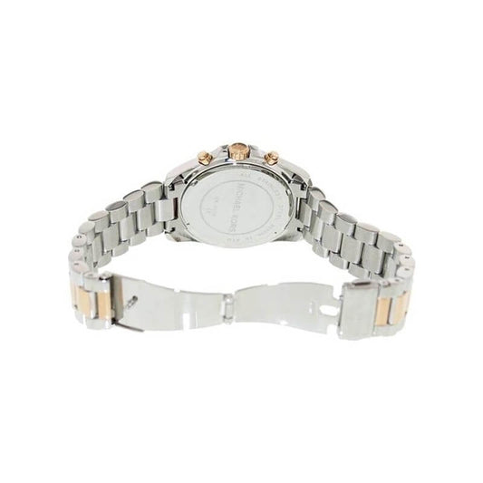 MICHAEL KORS MK5606 TWO TONE BRADSHAW WATCH BLUE DIAL ( Men & Women )