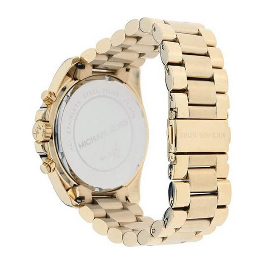 MICHAEL KORS MK5502 BRADSHAW BROWN DIAL GOLD STEEL ( Men & Women )
