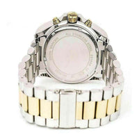 MICHAEL KORS BRADSHAW SILVER & GOLD TONE SILVER DIAL QUARTZ ( Men & Women )