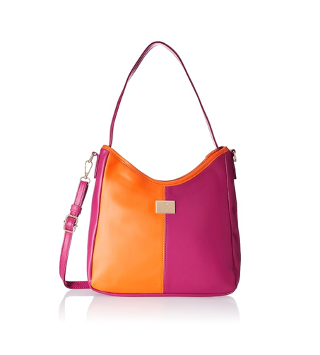 Caprese River Satchel Medium (E) Fuchsia