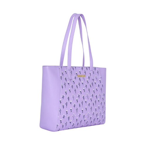 Caprese Pensa Floral Tote Medium Lilac