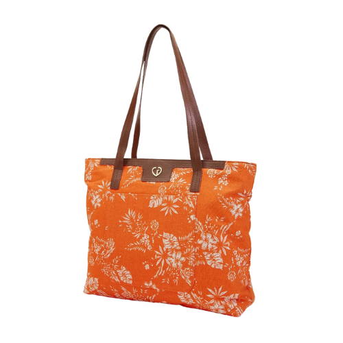 Caprese Kendall tote large (E) Orange