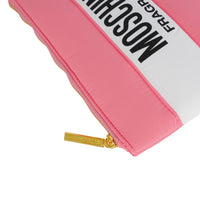 MOSCHINO FRAGRANCES PINK QUILTED POUCH
