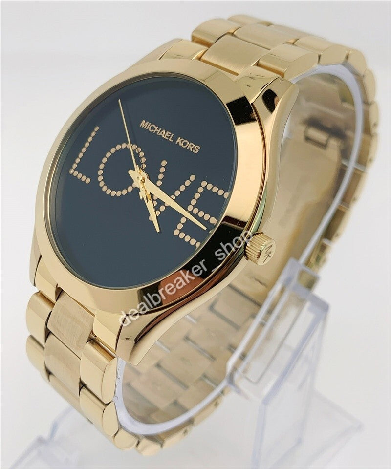 Michael Kors Slim Runway “Love” Watch – MK3803