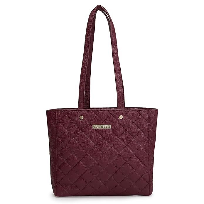 Caprese Piaslee Tote Medium Maroon