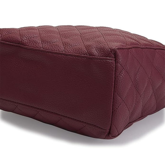 Caprese Piaslee Tote Medium Maroon