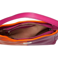 Caprese River Satchel Medium (E) Fuchsia