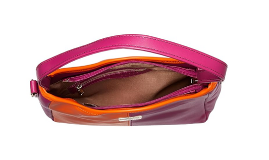 Caprese River Satchel Medium (E) Fuchsia