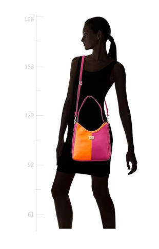 Caprese River Satchel Medium (E) Fuchsia