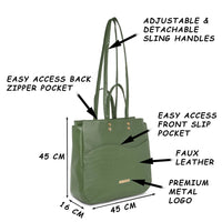 Caprese Tio Tote Large Olive