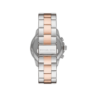 MICHAEL KORS OVERSIZED BRYN PAVE TWO TONE WATCH ( women )