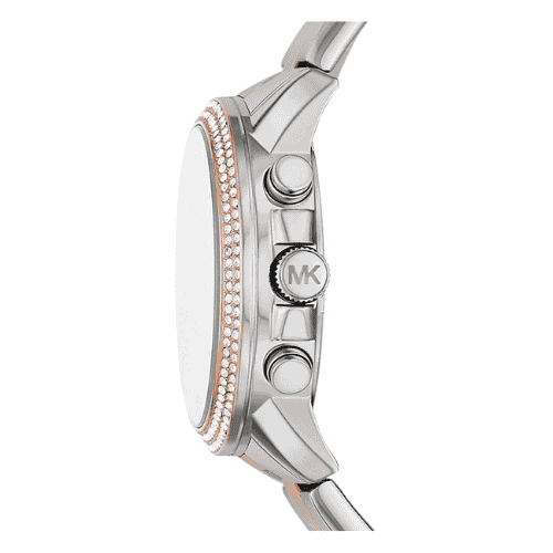 MICHAEL KORS OVERSIZED BRYN PAVE TWO TONE WATCH ( women )