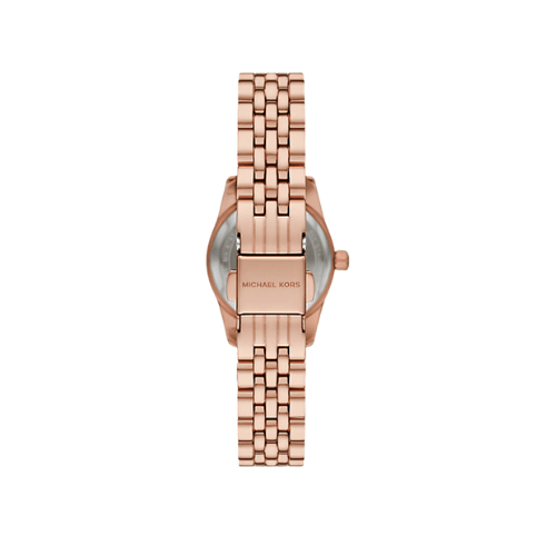 Michael Kors Petite Lexington Pavé Rose Gold-Tone Watch – MK4739