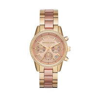 MICHAEL KORS RITZ GOLD STAINLESS STEEL WOMENS WATCH - MK6475