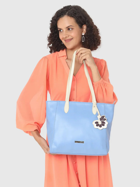 Caprese Sunshine Tote Medium Powder Blue