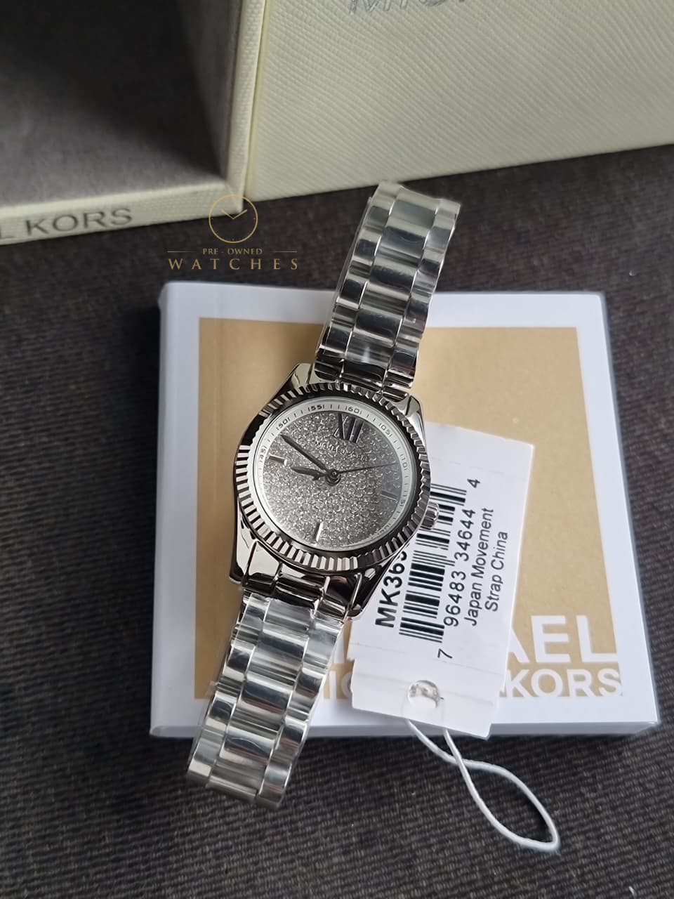 Michael Kors Women’s  Crystal Pavé Dial Watch – MK3690