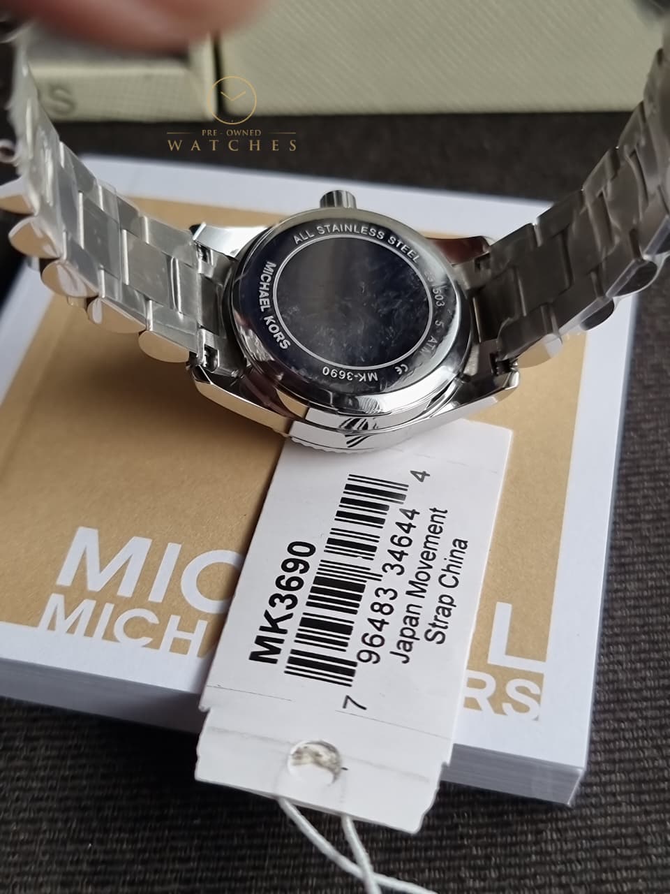 Michael Kors Women’s  Crystal Pavé Dial Watch – MK3690